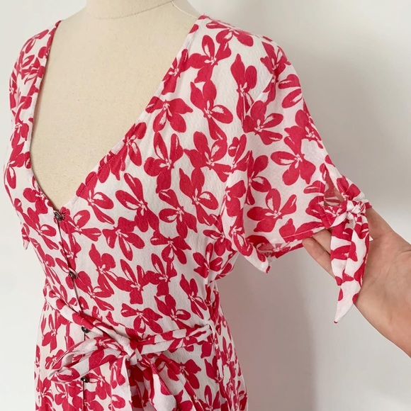 NWT Rusty White Floral Dress Size 10 - Picture 2 of 4